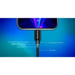 ADATA USB 2.0 Ladekabel, USB-C Stecker > Lightning Stecker -Alternate Verkaufs-Shop ADATA USB 2 0 Ladekabel USB C Stecker Lightning Stecker@@1680404 4