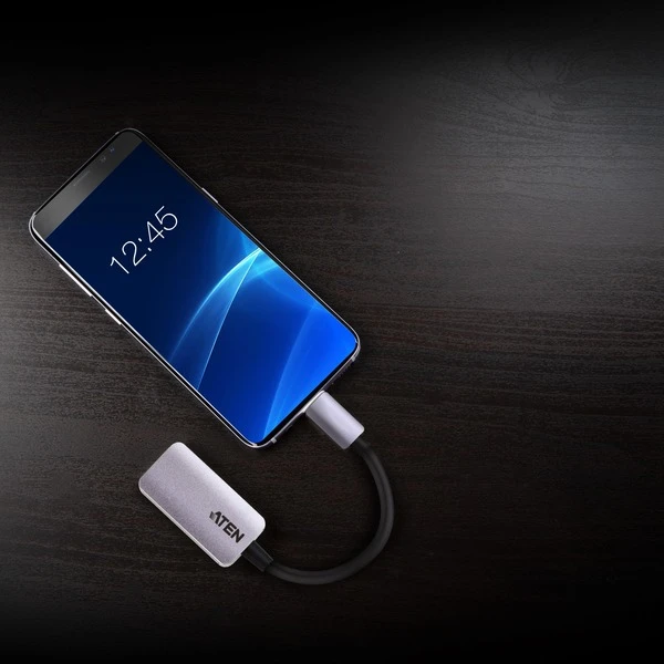 ATEN USB Adapter, USB-C Stecker > HDMI 4K Buchse 3 ATEN USB Adapter, USB-C Stecker > HDMI 4K Buchse – Bild 3