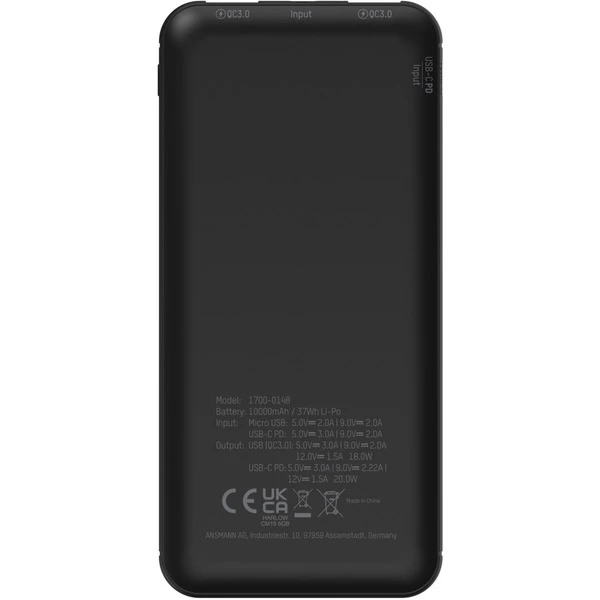Ansmann Powerbank 10000 MAh PB320PD 5 Ansmann Powerbank 10000 MAh PB320PD – Bild 5