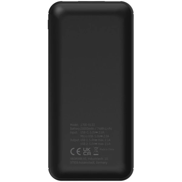 Ansmann Powerbank PB212, 20.000 MAh 7 Ansmann Powerbank PB212, 20.000 MAh – Bild 7