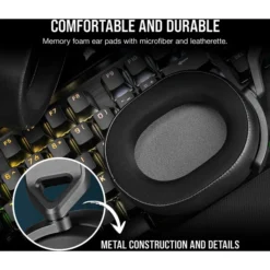 Corsair HS65 Wireless, Gaming-Headset -Alternate Verkaufs-Shop Corsair HS65 Wireless Gaming Headset@@100016978 6