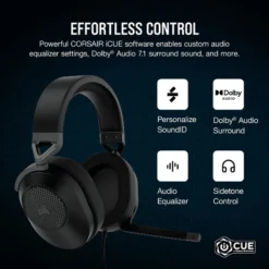 Corsair HS65 Wireless, Gaming-Headset -Alternate Verkaufs-Shop Corsair HS65 Wireless Gaming Headset@@100016978 7