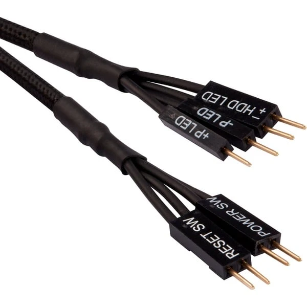 Corsair Premium Sleeved Frontpanel Verlängerungskit, 4-teilig, Verlängerungskabel – Bild 8