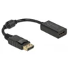 DeLOCK Adapter DisplayPort 1.1 Stecker > HDMI Buchse, Passiv