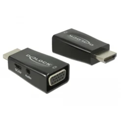 DeLOCK Adapter HDMI-A Stecker > VGA Buchse Mit Audio
