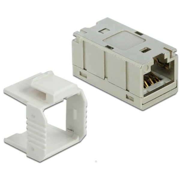 DeLOCK Adapter RJ-45 Buchse > RJ-45 Buchse Kompakt, Cat.6a, Kupplung 2 DeLOCK Adapter RJ-45 Buchse > RJ-45 Buchse Kompakt, Cat.6a, Kupplung – Bild 2