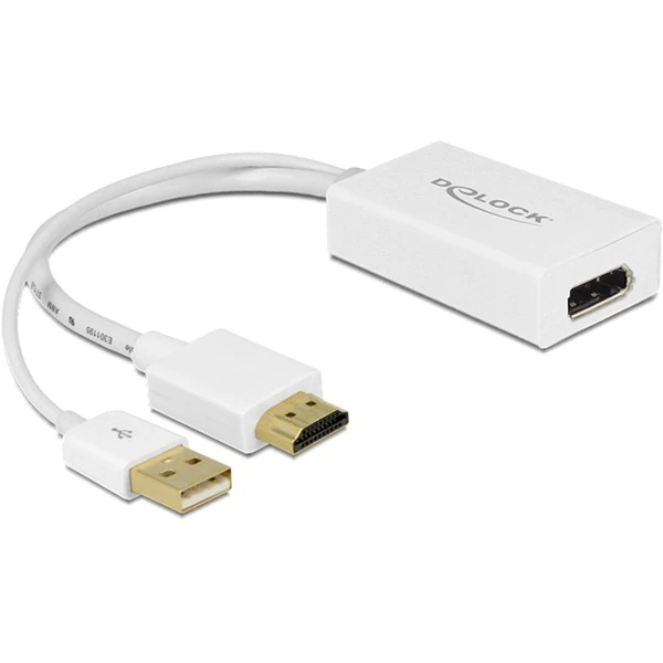 DeLOCK Adapter, USB-A + HDMI Stecker > DisplayPort Buchse 1 DeLOCK Adapter, USB-A + HDMI Stecker > DisplayPort Buchse