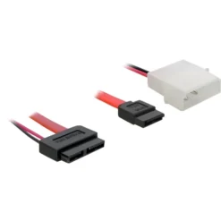 DeLOCK Adapterkabel SATA Slimline > SATA 7 Pin + 2 Pin