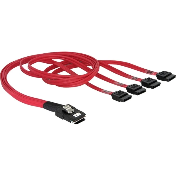 DeLOCK Adapterkabel Mini SAS 36 Pin (SFF 8087) > 4x SATA 1 DeLOCK Adapterkabel Mini SAS 36 Pin (SFF 8087) > 4x SATA