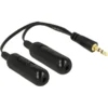 DeLOCK Audiokabel 3,5mm (Stecker) > 2x 3,5mm (Buchse)
