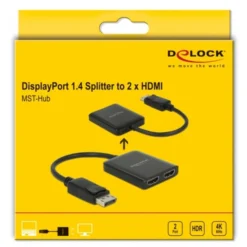 DeLOCK DisplayPort 1.4 > 2x HDMI MST Splitter, Splitter & Switches 7 DeLOCK DisplayPort 1.4 > 2x HDMI MST Splitter, Splitter & Switches -Alternate Verkaufs-Shop DeLOCK DisplayPort 1 4 2x HDMI MST Splitter Splitter Switches@@1696964 3