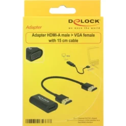 DeLOCK HDMI-A Buchse > VGA Buchse, Adapter