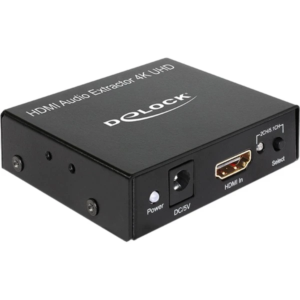 DeLOCK HDMI Stereo / 5.1 Kanal Audio Extractor 4K, Adapter 1 DeLOCK HDMI Stereo / 5.1 Kanal Audio Extractor 4K, Adapter