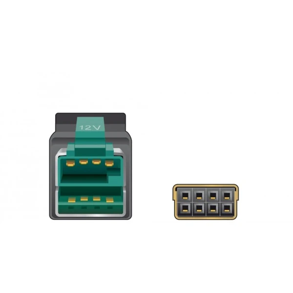 DeLOCK Kabel PoweredUSB 12V (Stecker) > 2x4 Pin (Stecker) 4 DeLOCK Kabel PoweredUSB 12V (Stecker) > 2x4 Pin (Stecker) – Bild 4