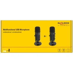 DeLOCK Multifunktionales Doppelkapsel USB Mikrofon -Alternate Verkaufs-Shop DeLOCK Multifunktionales Doppelkapsel USB Mikrofon@@1832894 5