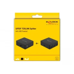 DeLOCK S/PDIF TOSLINK Splitter 1 In 3 Out, Mit USB Stromversorgung, Splitter & Switches 9 DeLOCK S/PDIF TOSLINK Splitter 1 In 3 Out, Mit USB Stromversorgung, Splitter & Switches -Alternate Verkaufs-Shop DeLOCK S PDIF TOSLINK Splitter 1 In 3 Out mit USB Stromversorgung Splitter Switches@@1892506 4