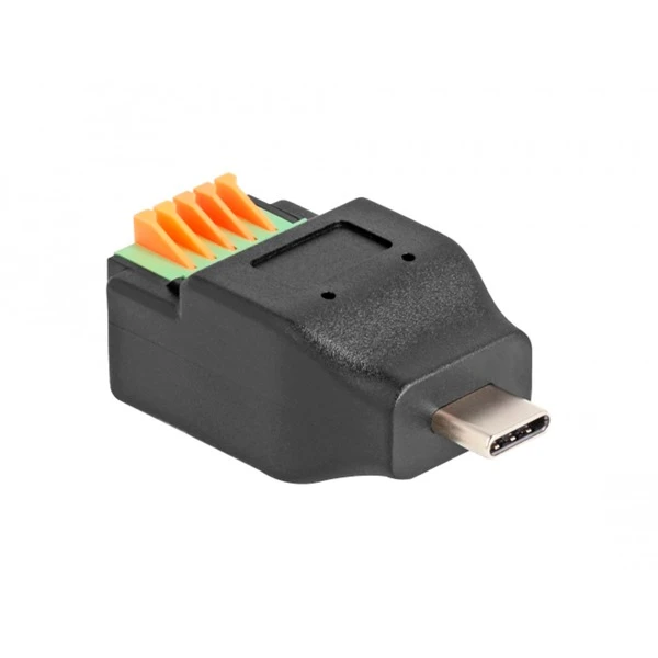 DeLOCK USB 2.0 Adapter, USB-C Stecker > 5 Pin Terminalblock