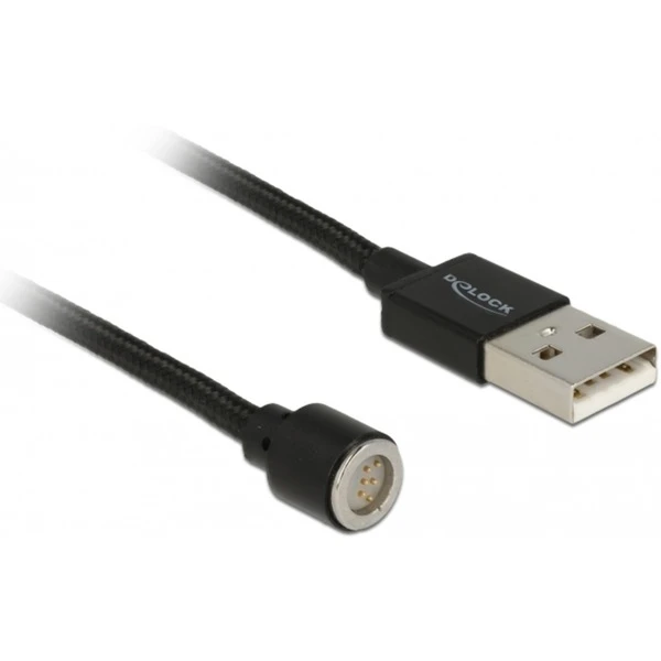 DeLOCK USB 2.0 Magnetisches Daten- Und Ladekabel, USB-A Stecker > Magnetanschluss – Bild 2