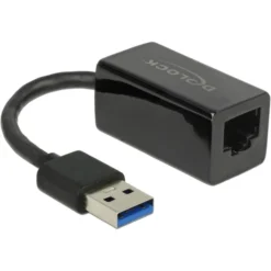 DeLOCK USB 3.2 Gen 1 Adapter, USB-A Stecker > RJ-45 Buchse