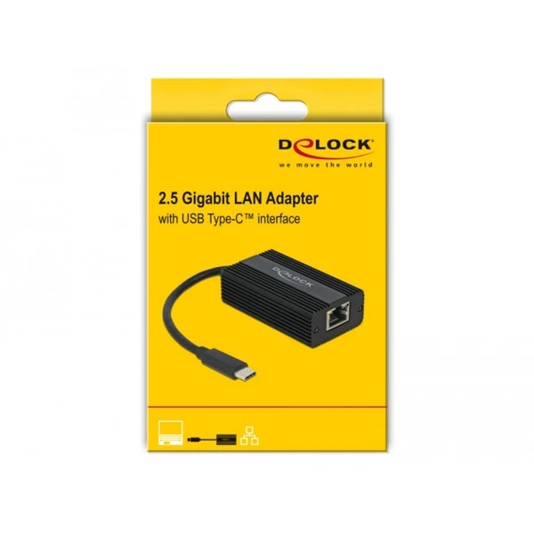 DeLOCK USB 3.2 Gen 1 Adapter, USB-C Stecker > RJ-45 Buchse – Bild 2