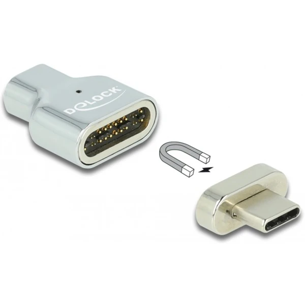DeLOCK USB 3.2 Gen 2 Magnetischer Adapter, USB-C Stecker > USB-C Buchse – Bild 2