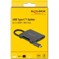 DeLOCK USB Adapter, USB-C Stecker > 2x HDMI Buchse -Alternate Verkaufs-Shop DeLOCK USB Adapter USB C Stecker 2x HDMI Buchse@@1831246 2
