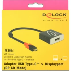 DeLOCK USB Adapter, USB-C Stecker > DisplayPort Buchse -Alternate Verkaufs-Shop DeLOCK USB Adapter USB C Stecker DisplayPort Buchse@@rdua9p18 2