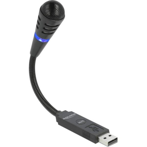 DeLOCK USB Schwanenhals Mikrofon 1 DeLOCK USB Schwanenhals Mikrofon