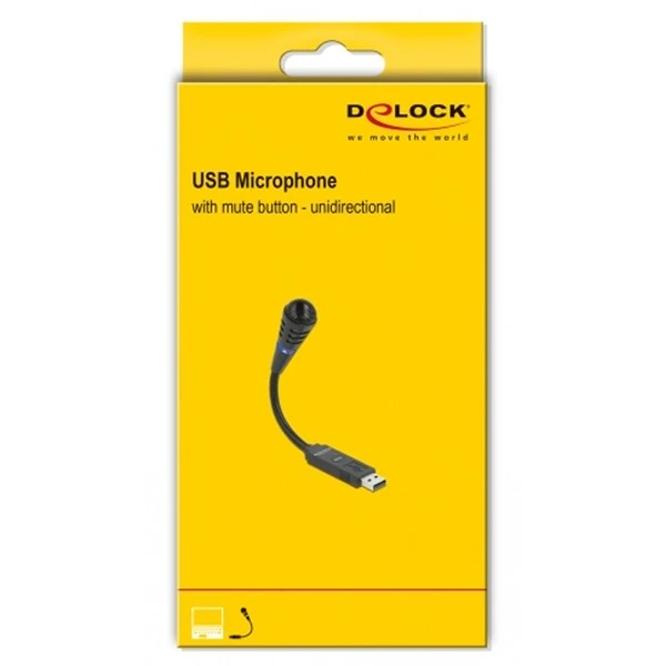 DeLOCK USB Schwanenhals Mikrofon 3 DeLOCK USB Schwanenhals Mikrofon – Bild 3