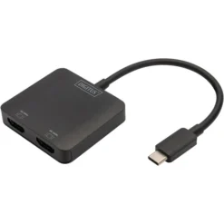 Digitus 2-Port MST Video Hub, USB-C > 2x HDMI, Adapter
