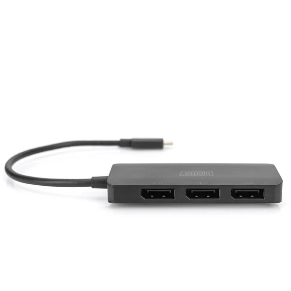 Digitus 3-Port MST Video Hub, USB-C > 3x DisplayPort, Adapter 2 Digitus 3-Port MST Video Hub, USB-C > 3x DisplayPort, Adapter – Bild 2