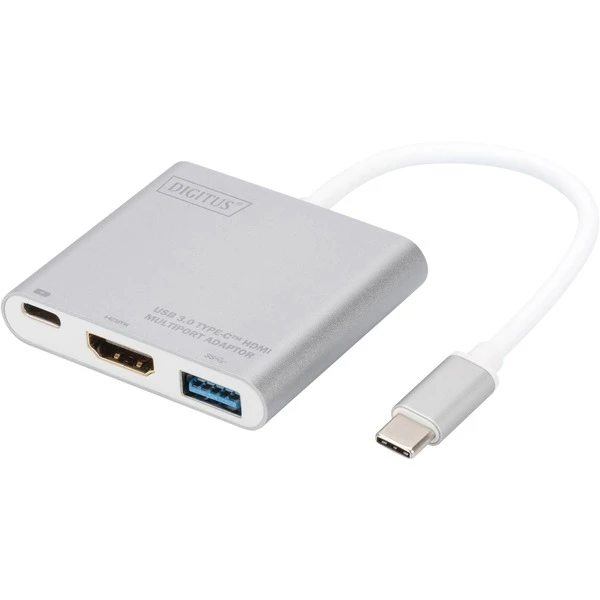 Digitus USB 3.2 Gen 1 Multiport-Hub, USB-C Stecker > USB-A + USB-C + HDMI-Buchse, USB-Hub 1 Digitus USB 3.2 Gen 1 Multiport-Hub, USB-C Stecker > USB-A + USB-C + HDMI-Buchse, USB-Hub