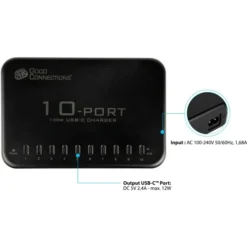 Good Connections USB-Schnellladestation 120 Watt, 10 Port -Alternate Verkaufs-Shop Good Connections USB Schnellladestation 120 Watt 10 Port@@100025474 4