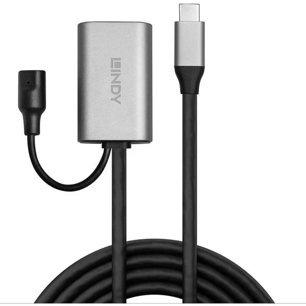 Lindy USB 3.2 Gen 1 Aktivverlängerungskabel, USB-C Stecker > USB-C Buchse – Bild 2