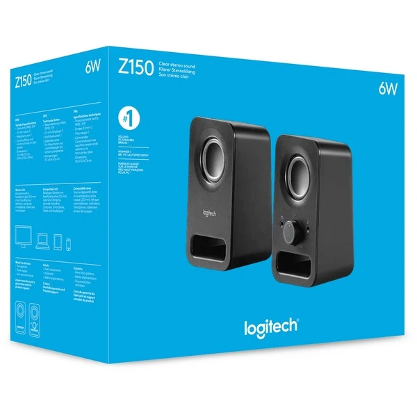 Logitech Z150 Black 2.0, PC-Lautsprecher 9 Logitech Z150 Black 2.0, PC-Lautsprecher – Bild 9