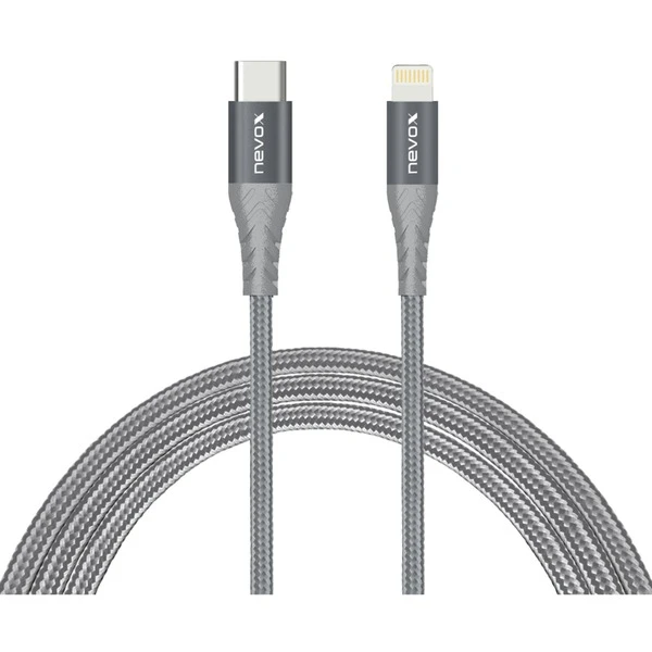 Nevox USB 2.0 Adapterkabel, USB-C Stecker > Lightning Stecker 1 Nevox USB 2.0 Adapterkabel, USB-C Stecker > Lightning Stecker