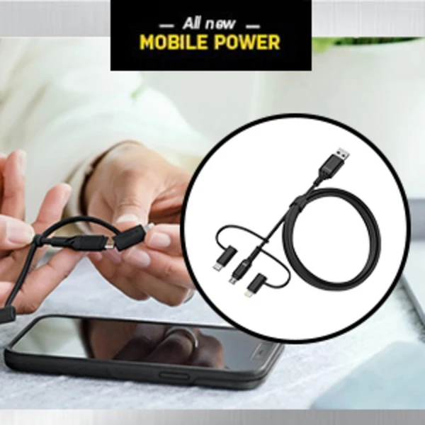 Otterbox USB 2.0 Kabel, USB-A Stecker > Micro-USB + USB-C + Lightning Stecker 7 Otterbox USB 2.0 Kabel, USB-A Stecker > Micro-USB + USB-C + Lightning Stecker – Bild 7