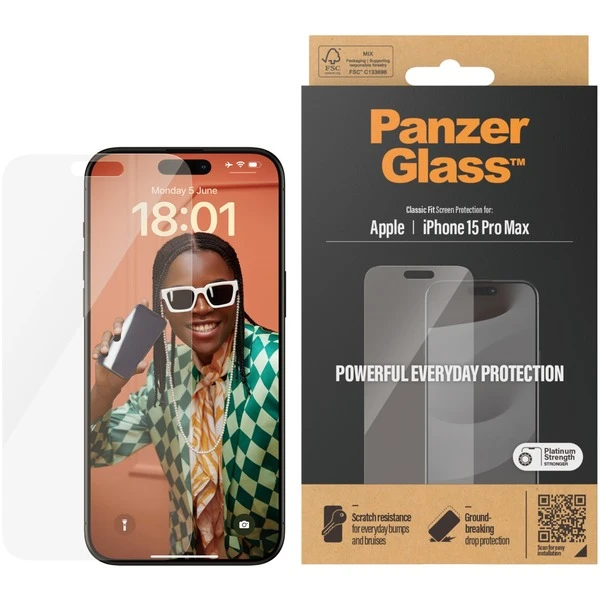 PanzerGlass Displayschutz Classic Fit, Schutzfolie 3 PanzerGlass Displayschutz Classic Fit, Schutzfolie – Bild 3
