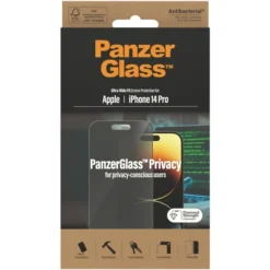 PanzerGlass Ultra Wide Fit Privacy Bildschirmschutz, Schutzfolie