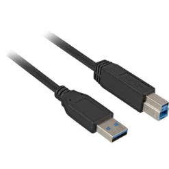 Sharkoon USB 3.2 Gen 1 Kabel, USB-A Stecker > USB-B Stecker