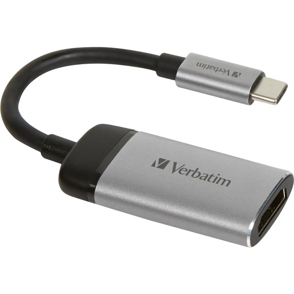 Verbatim USB Adapter, USB-C Stecker > HDMI Buchse 1 Verbatim USB Adapter, USB-C Stecker > HDMI Buchse