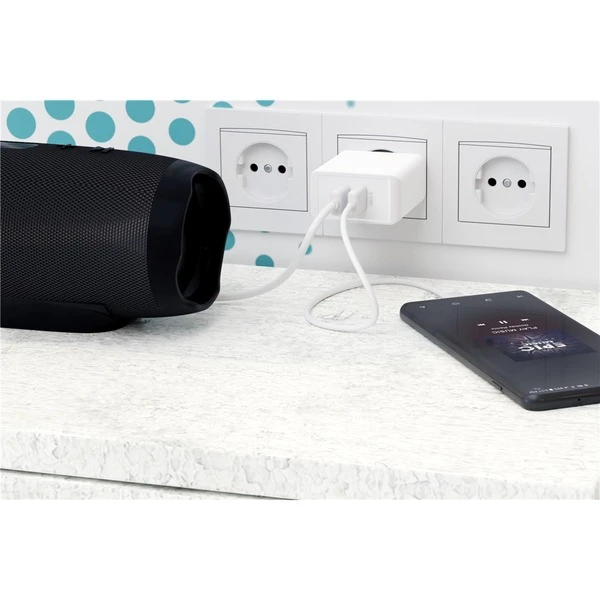 Goobay Dual-USB Schnellladegerät QC3.0 28W 5 Goobay Dual-USB Schnellladegerät QC3.0 28W – Bild 5