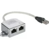 Goobay LAN-Kabel-Verteiler (Netzwerkdoppler), Y-Adapter 68908