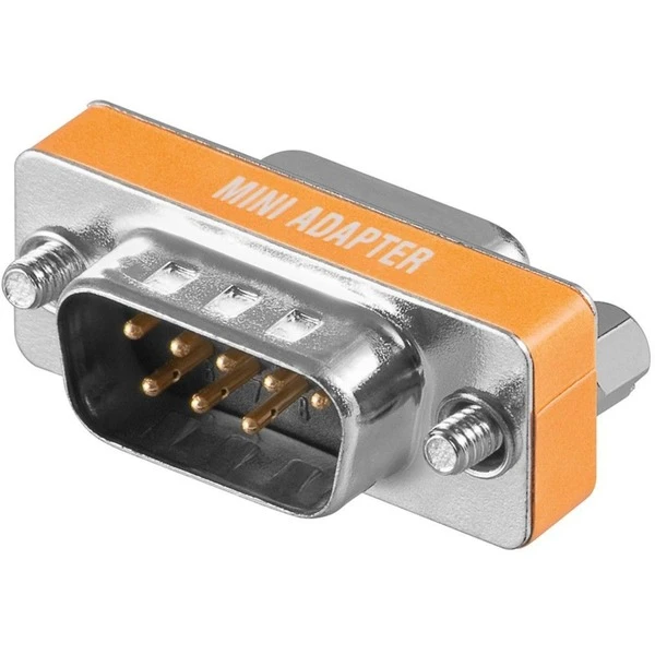 Goobay Nullmodemadapter 9polig Stecker > Buchse 1 Goobay Nullmodemadapter 9polig Stecker > Buchse
