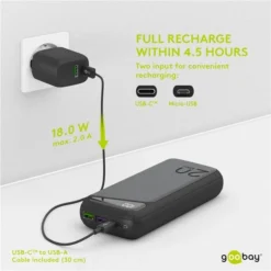 Goobay Schnelllade-Powerbank 20.000 MAh 18 Goobay Schnelllade-Powerbank 20.000 MAh -Alternate Verkaufs-Shop goobay Schnelllade Powerbank 20 000 mAh@@1821948 8