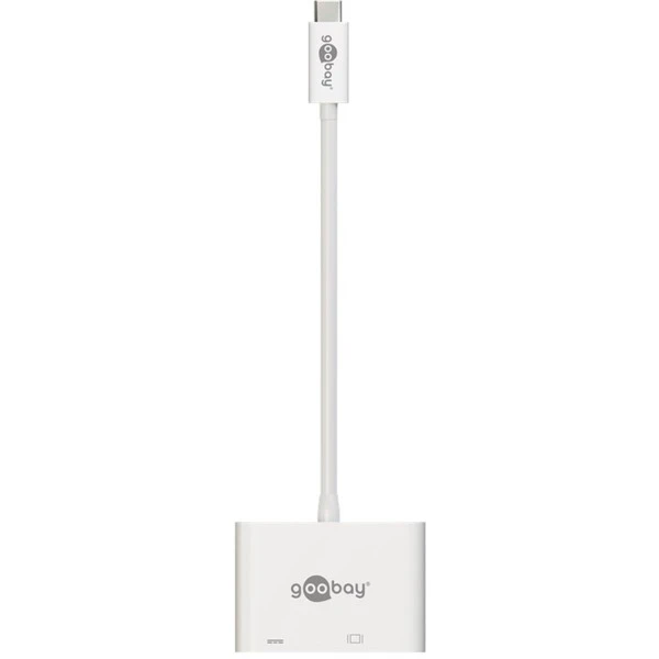 Goobay USB Adapter, USB-C Stecker > USB-C Buchse + DVI Buchse 2 Goobay USB Adapter, USB-C Stecker > USB-C Buchse + DVI Buchse – Bild 2