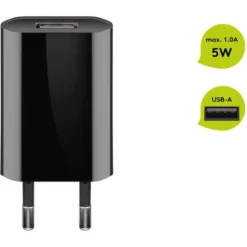 Goobay USB-Ladegerät 1 A (5W) Schwarz 7 Goobay USB-Ladegerät 1 A (5W) Schwarz -Alternate Verkaufs-Shop goobay USB Ladeger t 1 A 5W schwarz@@1785250 3
