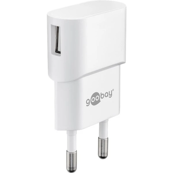 Goobay USB-Ladegerät 1 A (5W) Weiß 1 Goobay USB-Ladegerät 1 A (5W) Weiß