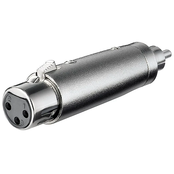 Goobay XLR Adapter, Cinch Stecker > XLR Buchse 3Pin 1 Goobay XLR Adapter, Cinch Stecker > XLR Buchse 3Pin