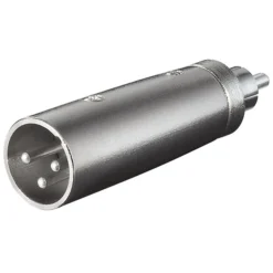 Goobay XLR Adapter, Cinch Stecker > XLR Stecker 3Pin